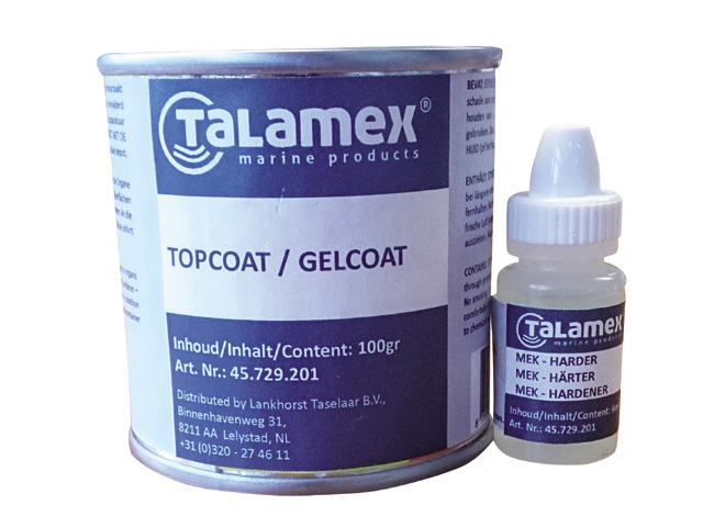 2 Componenten topcoat transparant 100g