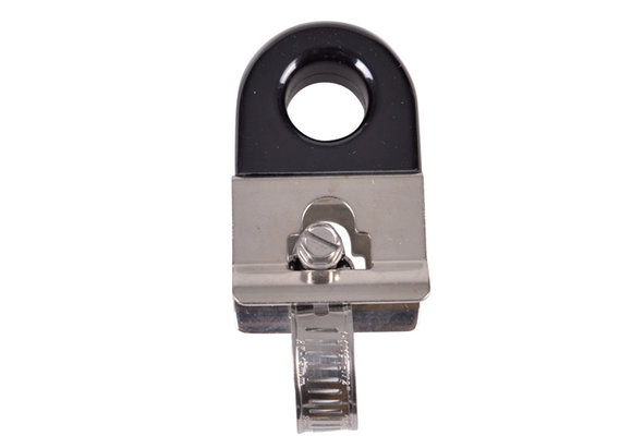 Leioog railingmontage met slangklem