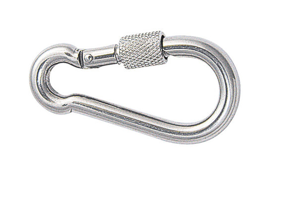 Talamex karabijnhaak RVS met borg