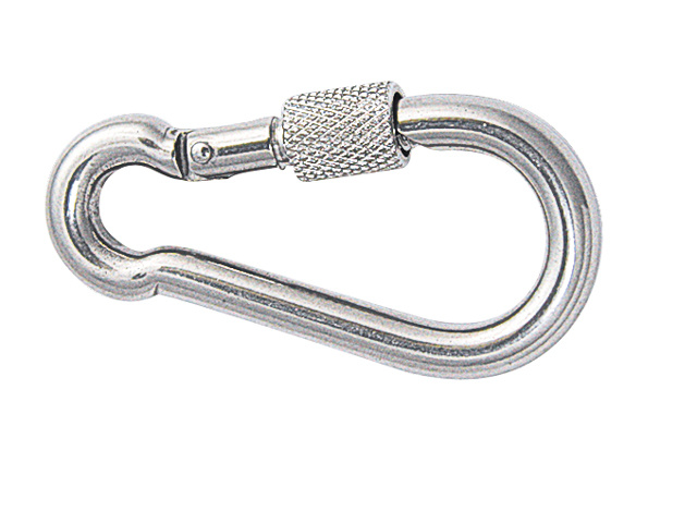 Talamex karabijnhaak RVS met borg