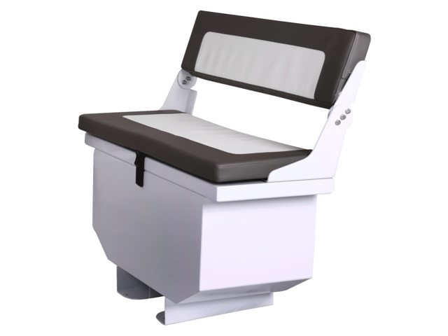 2-person seatbench FCT880 for steering console white