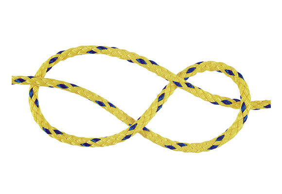 Waterskilijn 7mm geel (prijs per 200m)
