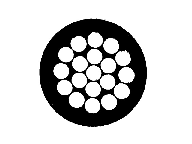 Talamex Staaldraad RVS 1x19 pvc Wit omspoten 3/5mm (prijs per 250m)