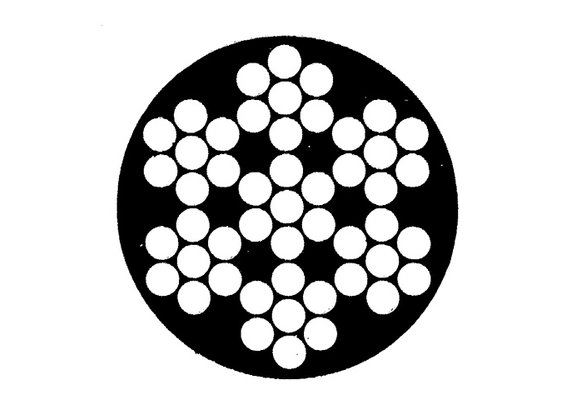 Talamex Staaldraad RVS 7x7 pvc Wit omspoten 4/6mm (prijs per 250m)