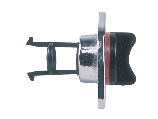 lensplug verchroomd (prijs per 10 st.)