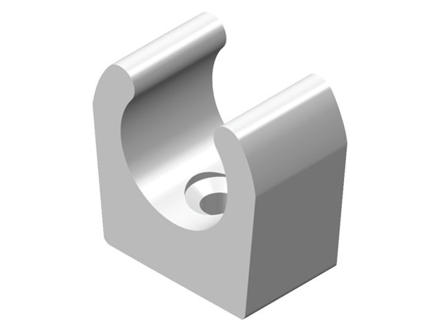 Bevestigingsclip | Wit (prijs per 100 stuks)