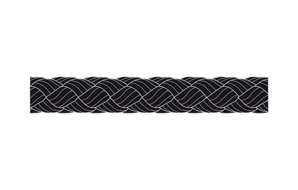 Takelgaren waxed 1mm 30m | Zwart