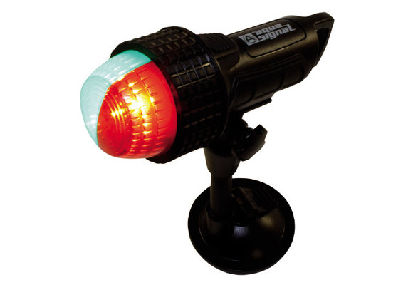 Tweekleurenlantaarn met zuignap (batterijen) (tweede kans product)