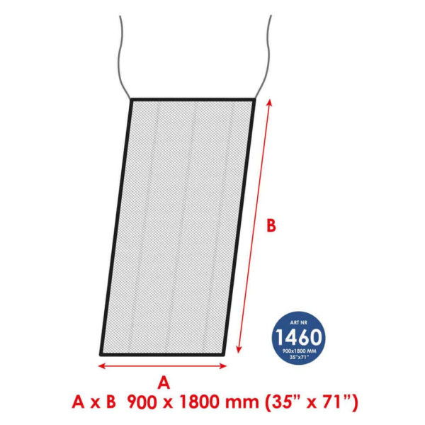 Waterline Muskietennet kajuitingang 180x90 cm (1460)