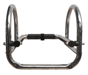 Prince Telescopische zwemtrap voor zwemplateau; 3+1 ovale treden