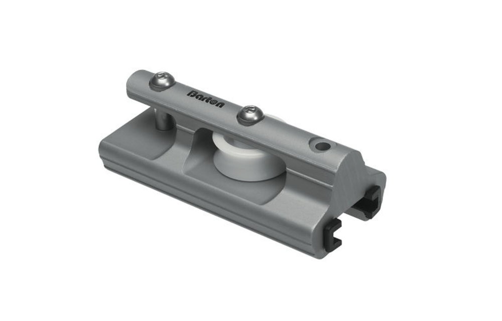 T-rail eindstuk met schijf - 32mm