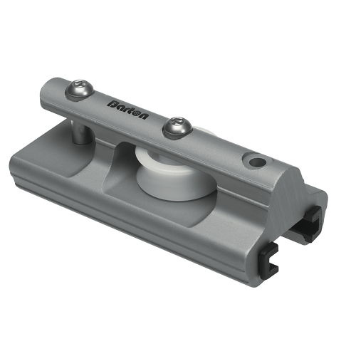 T-rail eindstuk met schijf -  32mm