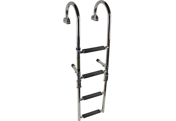 Zwemtrap rvs  met handgrepen