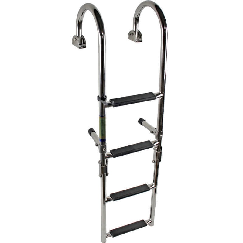 Zwemtrap rvs met handgrepen