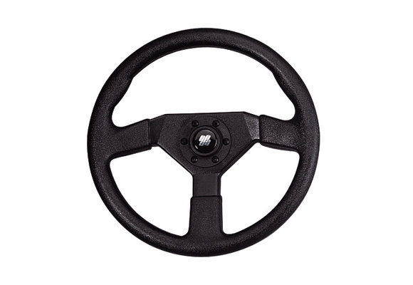 V38 stuurwiel | Zwart 3-spaaks