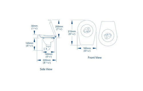 Whale handlenspomp BP5021B 38mm