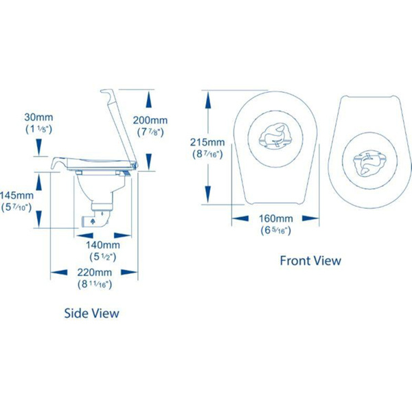 Whale handlenspomp BP5021B 38mm