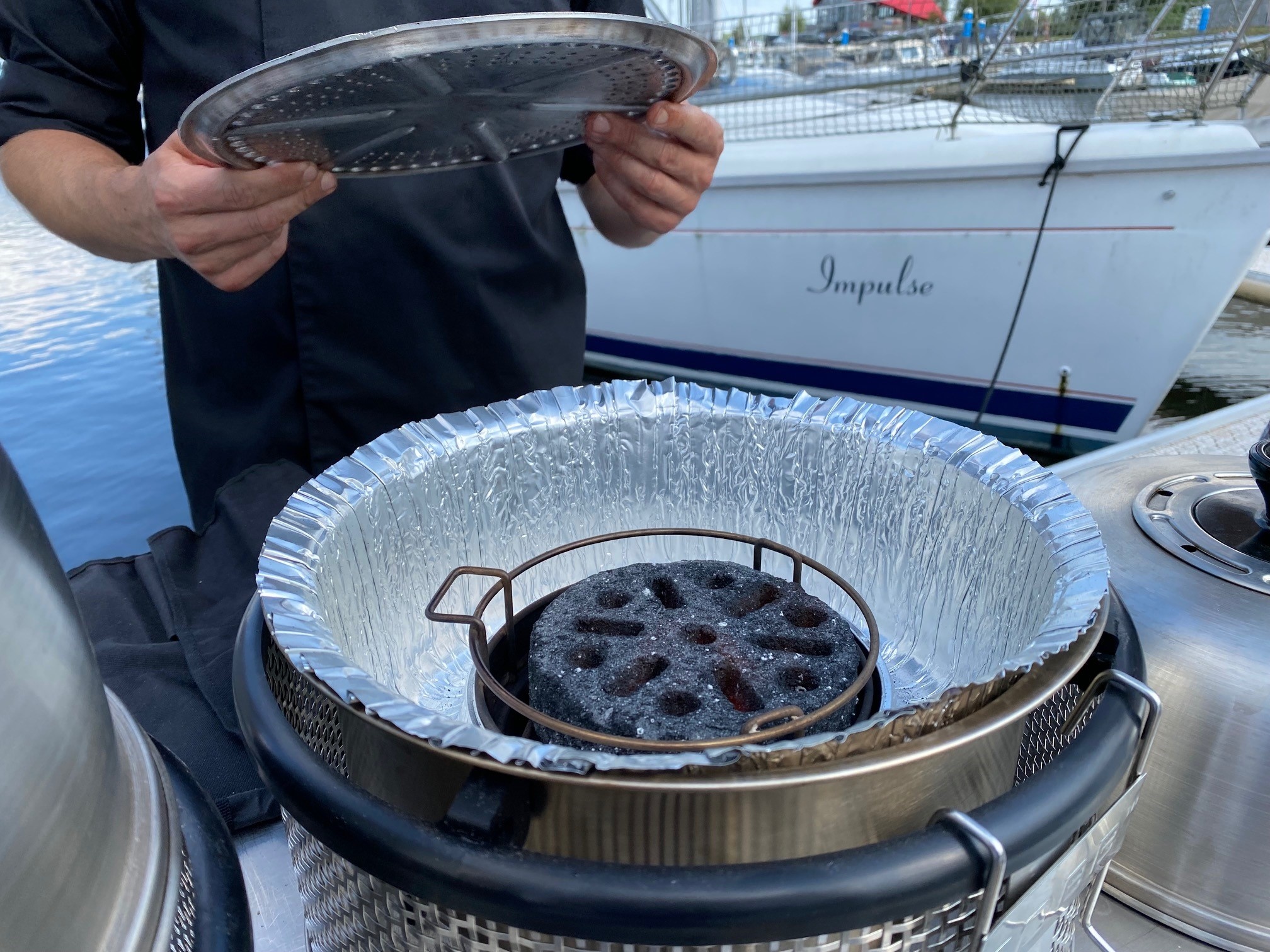 Cobb Aluminium wegwerpkom (6 stuks)