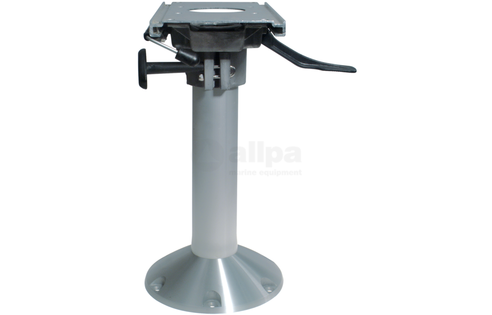 Allpa Aluminium Mainstay Heavy Duty stoelpoot (360º draaibaar + lock) met slede voet Ø229mm