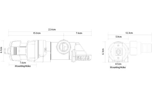 LP900S Rule LoPro Automatische Bilgepomp LP900S 3400 l/u 12V
