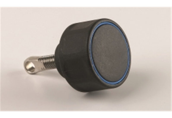 Gebo - Knop zwart compleet geschikt voor patrijspoort