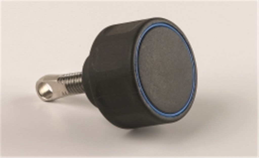 Gebo - Knop zwart compleet geschikt voor patrijspoort