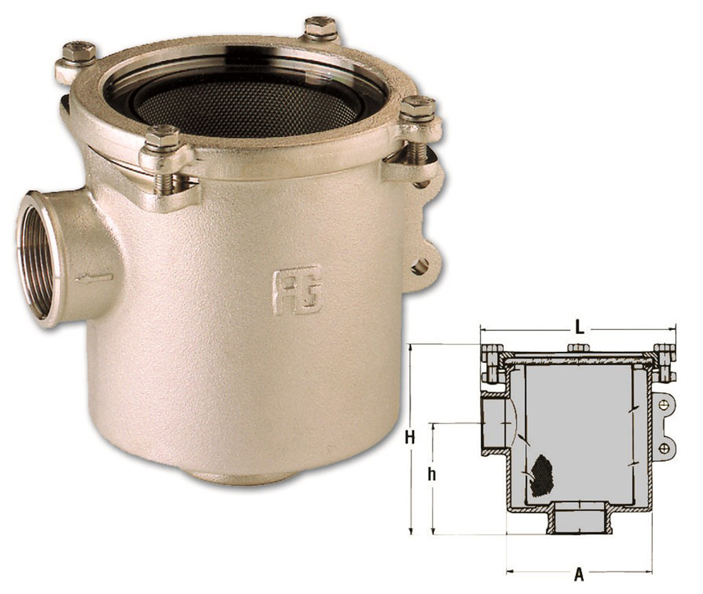 Guidi - Waterfilter | Brons | 1" type 3