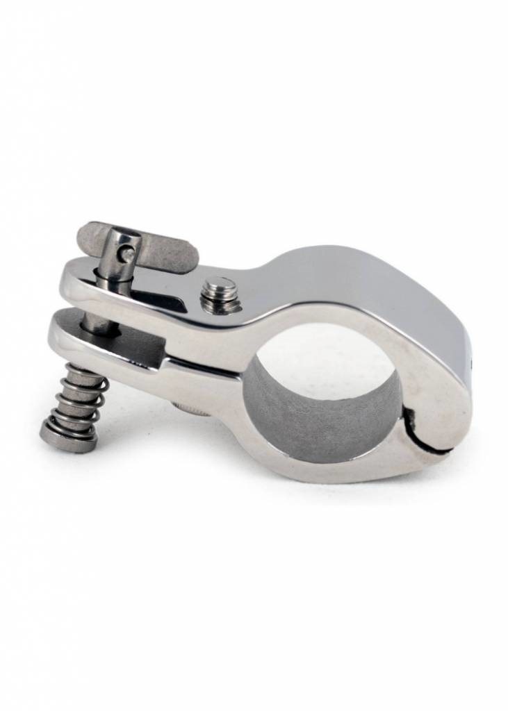 Verbindingsklem voor buizen van 25 mm - RVS