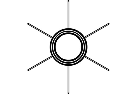 CEF - Impeller | Ø18,05 | Ø51,8 | 19 mm | 6 schoepen