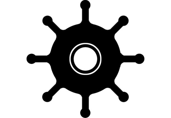 CEF - Impeller | Ø13,15 | Ø41 | 23 mm | 8 schoepen