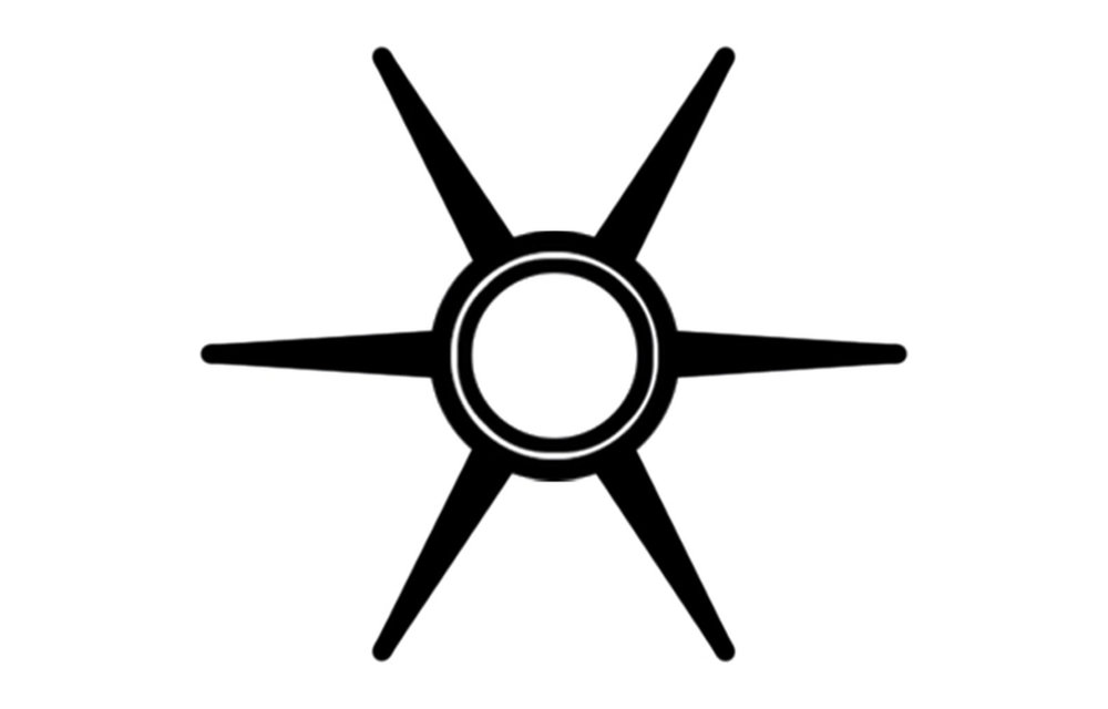 CEF - Impeller | Ø11,6 | Ø53 | 14 mm | 6 schoepen