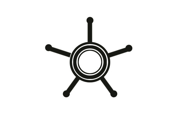 CEF - Impeller | Ø24,3 | Ø87 | 39 mm | 5 schoepen