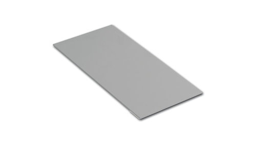 Zincor plaatje grijs 200x100x1,5 mm
