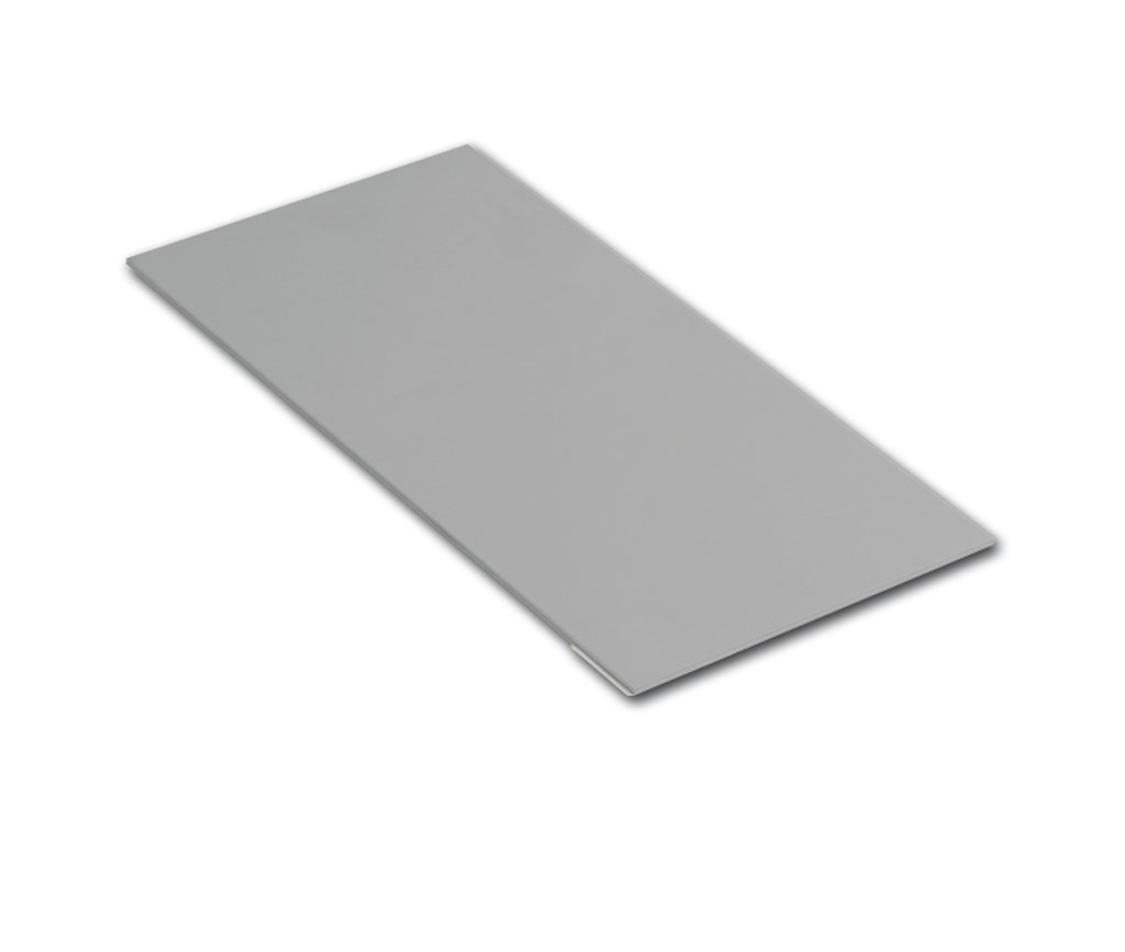 Zincor plaatje grijs 200x100x1,5 mm
