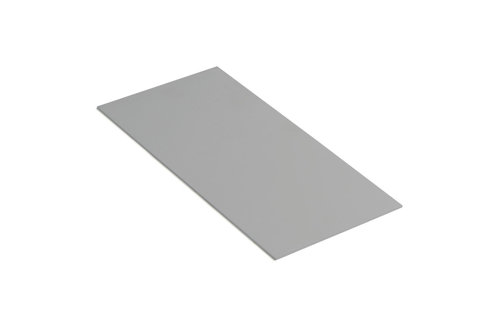 Zincor plaatje grijs 200x100x1,5 mm