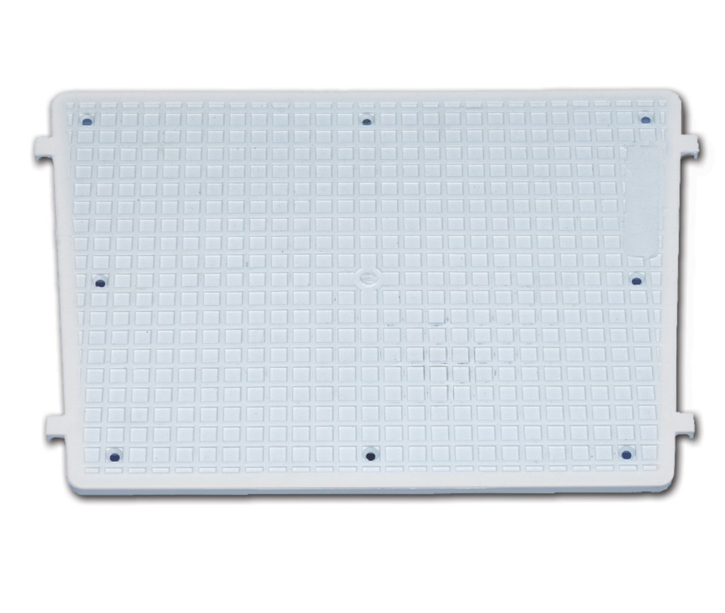 Beschermplaat | 30 x 21 cm | Kunststof | Wit