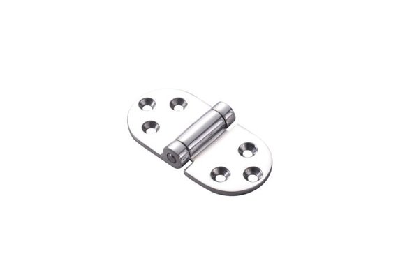 Scharnier RVS met weerstand pin onder
