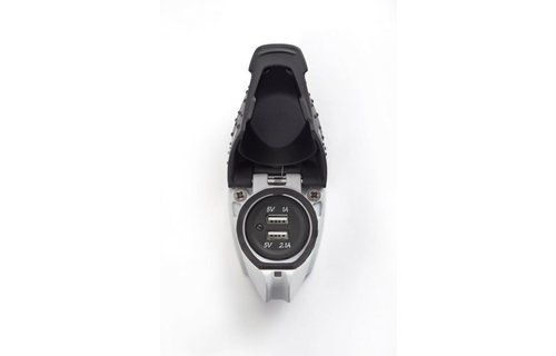 ROKK oplader waterdicht IPX4 2 USB aansluitingen 12 - 24 V