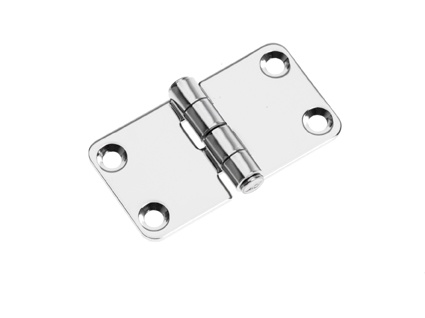 Roca vlakscharnier met ronde hoeken RVS 68 x 37 mm 441520