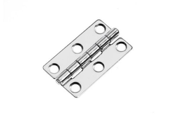 Roca vlakscharnier met ronde hoeken RVS 50 x 15 mm 440130