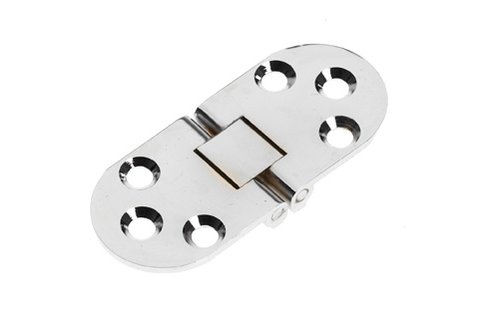 Roca tafelbladscharnier messing en verchroomd 71 x 30 mm 440103