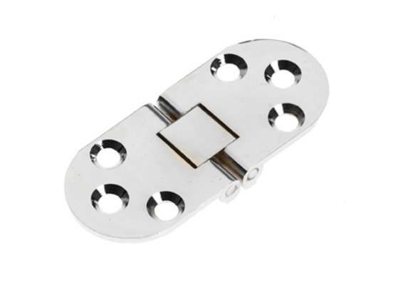 Roca tafelbladscharnier messing en verchroomd 71 x 30 mm 440103