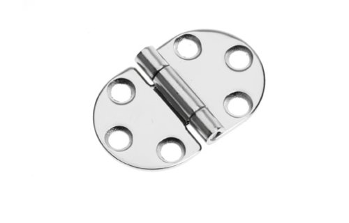 Roca vlakscharnier rond RVS 47 x 30 mm 440079