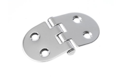 Roca vlakscharnier rond RVS 74 x 40 mm 441709