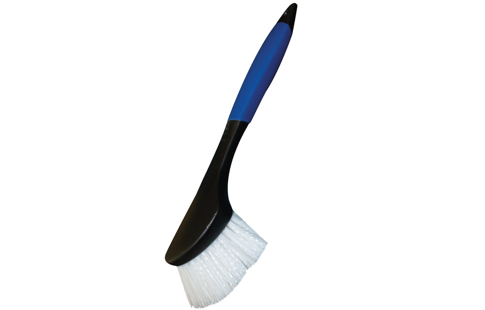 Scrub handborstel deluxe met lange steel