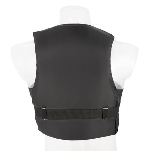 Besto Dinghy Zipper 50N Zwart/Aqua striping