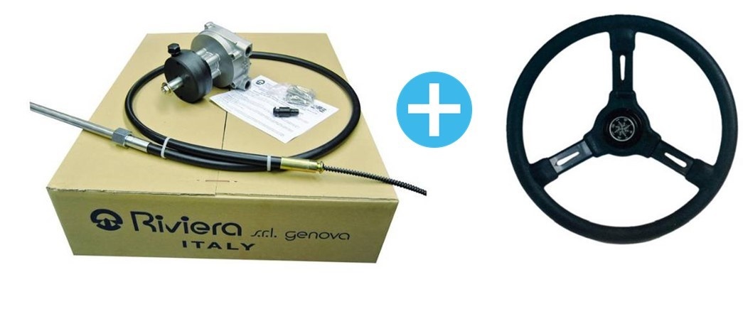 Riviera stuurset vanaf 40 pk | inclusief stuurwiel