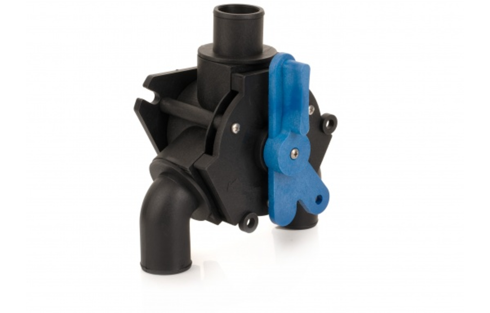 - "Y"- klep D=38mm (1-1/2") extra straight inlet poort 25MM