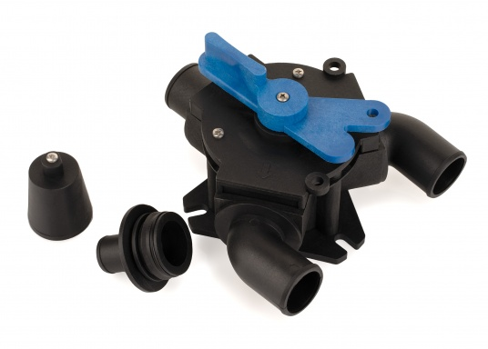 - "Y"- klep D=38mm (1-1/2") extra straight inlet  poort 25MM