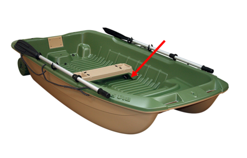 Bevestigingsclip voor een BIC 245 / Kajak